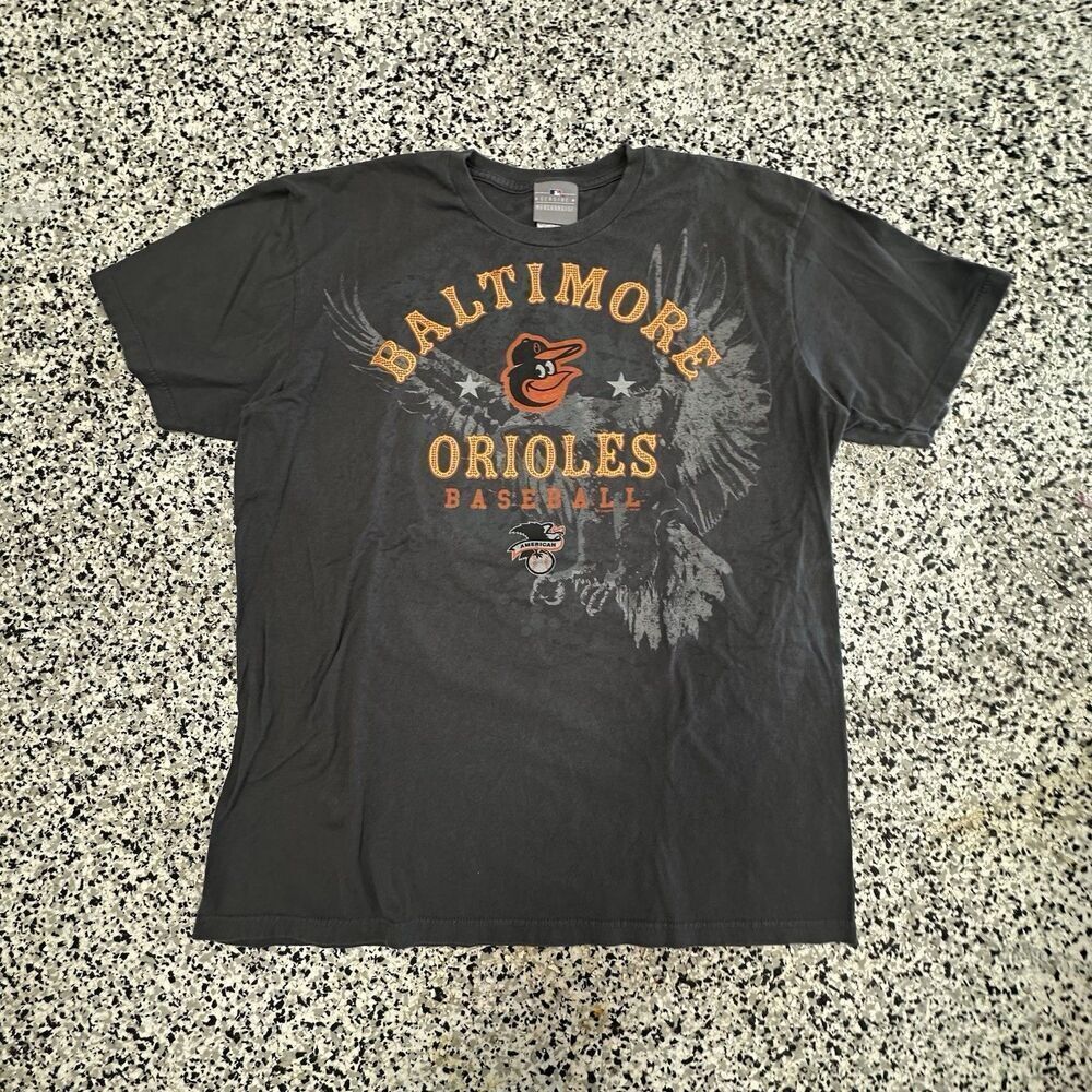 Genuine Merchandise Baltimore Orioles T-Shirt Mens Large Gray Graphic Print